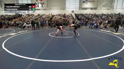 131 lbs Champ. Round 2 - Kade Mustin, Club Not Listed vs Cullen Arnold, Cazenovia Wrestling Club
