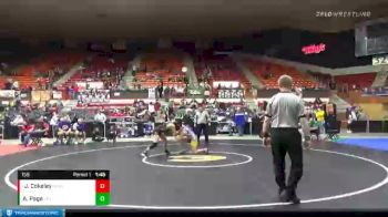 155 lbs Semifinal - Jewella Cokeley, Douglass vs Alyssa Page, LaCygne-Prairie View