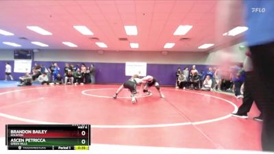 144 lbs Cons. Round 4 - Brandon Bailey, Houston vs Ascen Petricca, Green Hills