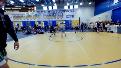 150 lbs Quarterfinal - Hunter Prosen, Camden County Outsiders vs Colby MacIntosh, LHP