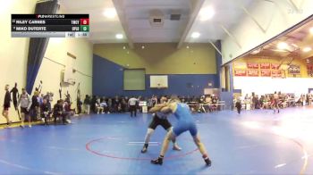 150 lbs Champ. Round 2 - Riley Carnes, Temescal Canyon vs Miko Duterte, Upland