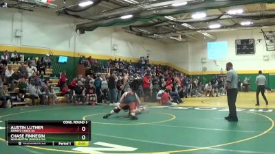 285 lbs Cons. Round 3 - Austin Luther, Swartz Creek HS vs Chase Finnegin, Washington (Massillon)