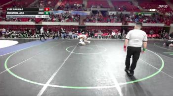 190 lbs Round 3 - 2nd Wrestleback And Semi-finals(16 Team) - Jose Barajas, Mission Sharyland vs Zbastian Jara, Dumas