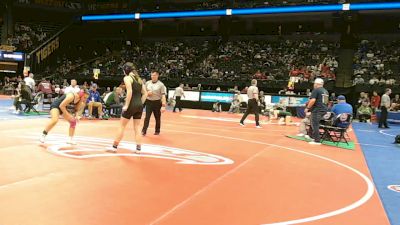 140 Class 1 lbs Champ. Round 1 - Sadie Sehnert, Wright City vs Alexis Lamb, St. Pius X (Festus)