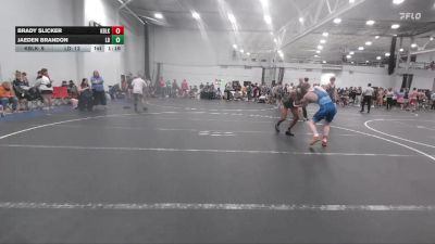 132 lbs Finals (8 Team) - Brady Slicker, Kraken Black vs Jaeden Brandon, Legacy Dragons