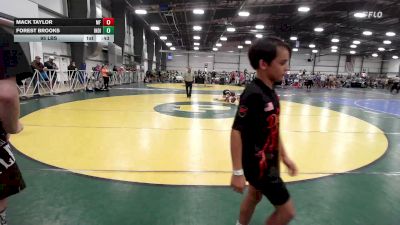 95 lbs Rr Rnd 1 - Mack Taylor, MF Army MS - MS vs Forest Brooks, Indiana Outlaws Maroon - MS