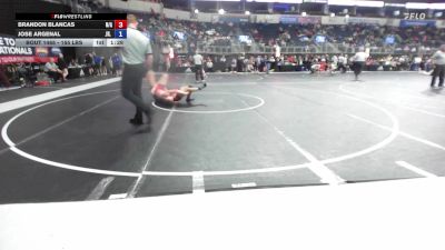 155 lbs Consi Of 16 #2 - Brandon Blancas, N/a vs Jose Argenal, Jr. Spartans