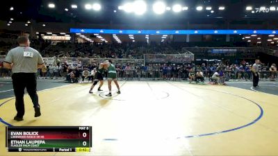 3A 215 lbs Champ. Round 1 - Ethan Laupepa, Flagler Palm Coast vs Evan Bolick, Lakewood Ranch Sr Hs