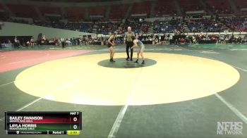 6A/5A Girls 115 Champ. Round 1 - Layla Morris, Mountainside Girls vs Bailey Swanson, Grants Pass Girls