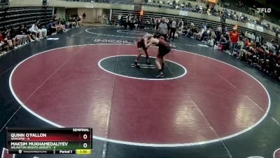 145 lbs Semis & 1st Wrestleback (8 Team) - Quinn O`Fallon, Shakopee vs Maksim Mukhamedaliyev, Arlington Heights (Hersey)