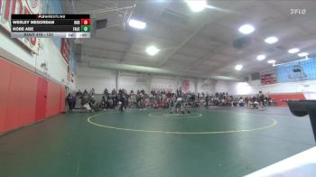 120 lbs Cons. Round 2 - Kobe Abe, Falcon vs Wesley Megordan, Durango