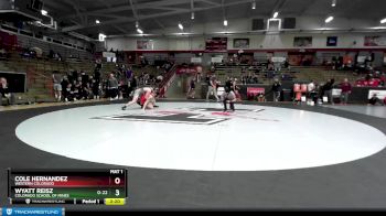 174 lbs Quarterfinal - Wyatt Reisz, Colorado School Of Mines vs Cole Hernandez, Western Colorado