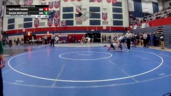 139 lbs Semifinal - Matthew Danna, Quaker Valley vs Julian Bertucci, Burrell