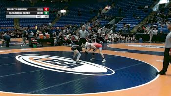 100 lbs Semifinal - Alexandra Sebek, Oak Forest vs Madelyn Murphy, Roxana