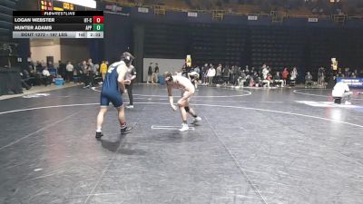 197 lbs Consi Of 32 #2 - Logan Webster, Chattanooga vs Hunter Adams, Appalachian State