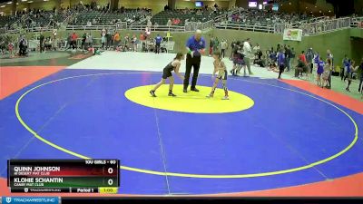 60 lbs 5th Place Match - Klohie Schantin, Canby Mat Club vs Quinn Johnson, Hi Desert Mat Club