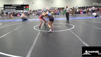 110 lbs Cons. Round 3 - Mylee Renville, Augusta vs Callie Collins, Cherryvale