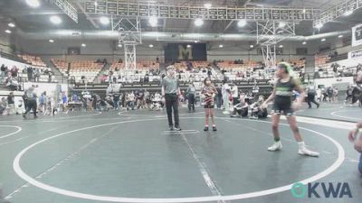 62-67 lbs Rr Rnd 2 - Geneieve Goodblanket, Clinton Youth Wrestling vs Rose Reyna, Standfast
