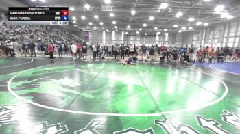86 lbs 3rd Place Match - Jameson Desroches, Inland Northwest Wrestling Training Center vs Mike Pursel, Spokane Wrestling