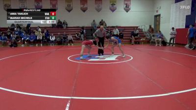 115 lbs Quarterfinal - Amia Yaklich, Wahlert Catholic vs Mariah Michels, Saint Ansgar