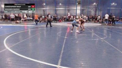 113 lbs Round Of 16 - Christopher Wolf, Centurion vs Benjamin Marino, Savage Wrestling Academy