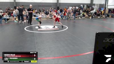 67 lbs Semifinal - Bodhi Selig, Mat Demon Wrestling Club vs Colt Trogden, NWWC