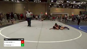 113 lbs Consi Of 32 #2 - Hector Hernandez, Dogtown Wrestling vs Rene Cisneros, Total KAOS WC