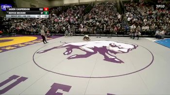 4A 144 lbs Cons. Round 2 - Royce Decker, Deseret Peak vs Jaden Casperson, Pine View