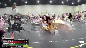 53 lbs Round 5 - Brayden Ferman, Soddy Daisy Wrestling vs Micah Owens, Legacy Elite