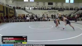 170 lbs Quarterfinals (8 Team) - Canton Hinson, Locust Grove vs Brandon Montes, Woodland, Cartersville