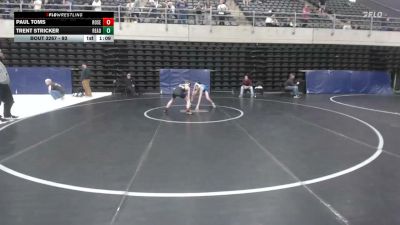 93 lbs Consi Of 8 #2 - Paul Toms, Roselle Park vs Trent Stricker, Reading