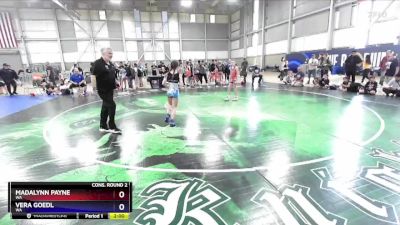 81 lbs Cons. Round 2 - Madalynn Payne, WA vs Vera Goedl, WA