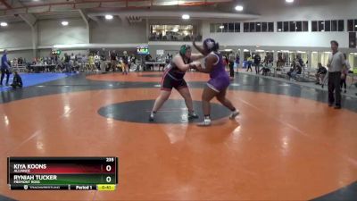 235 lbs Cons. Round 2 - Ryniah Tucker, Fremont Ross vs Kiya Koons, Alliance