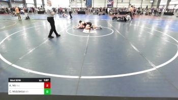 182 lbs Round Of 64 - Kage Mir, NV vs Cole Middleton, WV