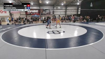 57 kg Cons. Rd Of 16 - Louis Gill, West Virginia Regional Training Center vs Carson Dupill, Jackrabbit Wrestling Club