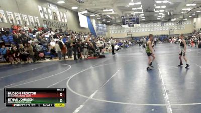 76 lbs Cons. Round 4 - Hudson Proctor, Delta Wrestling Club vs Ethan Johnson, Ridgeline Riverhawks