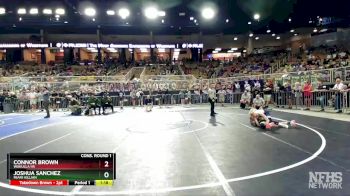 1A 106 lbs Cons. Round 1 - Joshua Sanchez, Miami Killian vs Connor Brown, Wakulla Hs