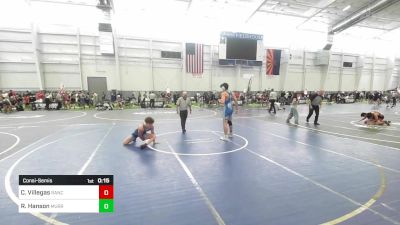 157 lbs Consolation - Chris Villegas, Rancho Bernardo WC vs Ryan Hanson, Murrieta Valley HS