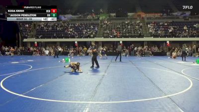 55 lbs Cons. Round 2 - Koda Knish, WEM/JWP vs Jaxson Pendleton, Ringers