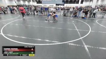 83 lbs Cons. Round 4 - Damien Yeoman, Sebolt Wrestling Academy vs Joey Cady, LaCrosse Area Wrestlers