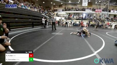 49 lbs Semifinal - Kasen Fuller, Comanche Takedown Club vs Giovanni Gonzales, Standfast OKC