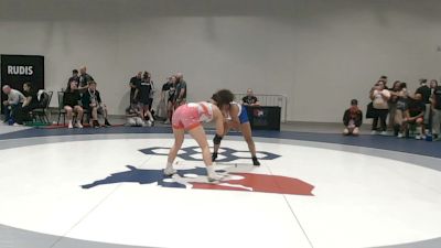 135 lbs Cons. Sub-semis - Corynne McNulty, Massachusetts vs Kailani Barrientos, Team Jax Wrestling