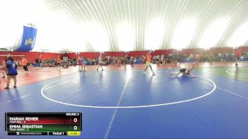 110 lbs Round 3 (6 Team) - Emma Sebastian, Team Green vs Mariah Remer, Team Red