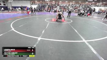 165 lbs Champ. Round 2 - Joseph Beck, Unattached vs Peyton Asbury, Central Methodist