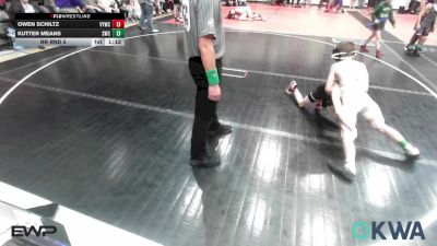 80 lbs Rr Rnd 5 - Owen Schiltz, Verdigris Youth Wrestling vs Kutter Means, Salina Wrestling Club