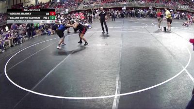 165 lbs Round 1 - Lillian Bryan-Aldrich, Palmyra Wrestling Club - Girls vs Adeline Hladky, Ainsworth