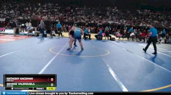 4A 195 lbs 5th Place Match - Anthony Hackman, Shelley vs George Valenzuela, Skyline