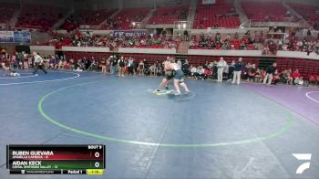 285 lbs Quarters & 1st Wb (16 Team) - Aidan Keck, Comal Smithson Valley vs Ruben Guevara, Amarillo Caprock