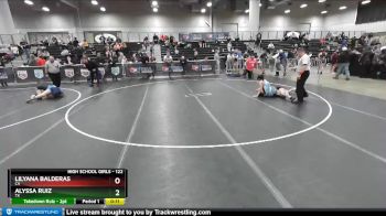 122 lbs Cons. Semi - Lilyana Balderas, CA vs Alyssa Ruiz, TX