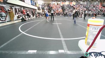 86 lbs Quarterfinal - Ryder Montgomery, Pryor Tigers vs Garrison Huffman, Vinita Kids Wrestling